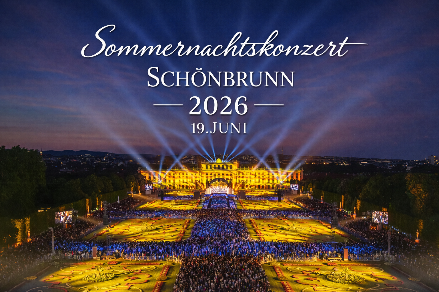 Sommernachtskonzert in Schloss Schönbrunn, Schlosspark